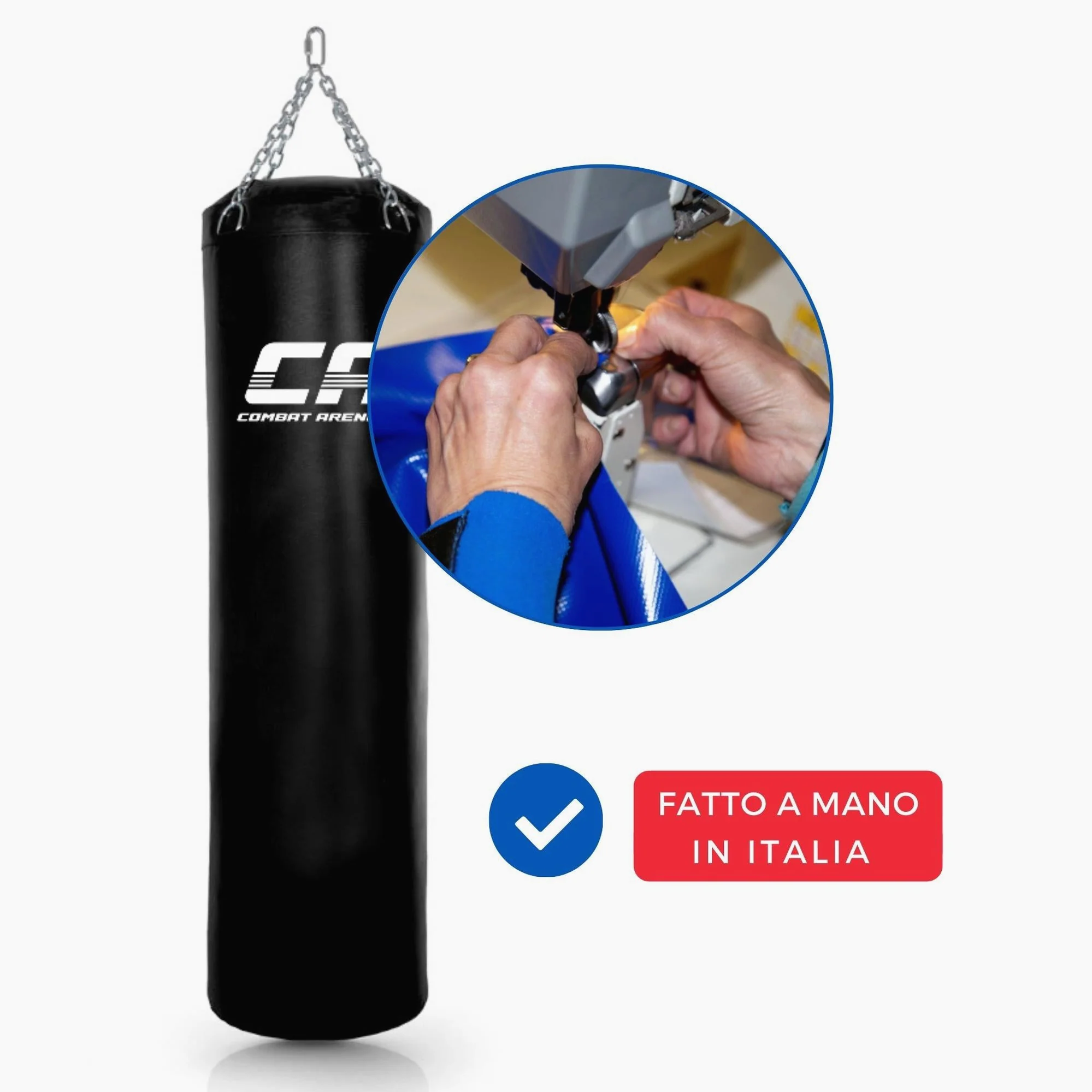 Worek bokserski Combat Arena Trening PRO 30 Kg Czarny  - Image 5
